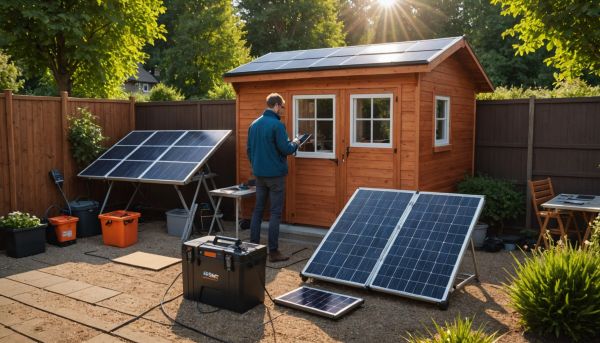 Comment utiliser un kit solaire pour son abri de jardin ?